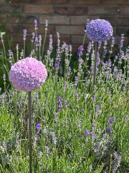 Allium Gartenstecker aus Beton